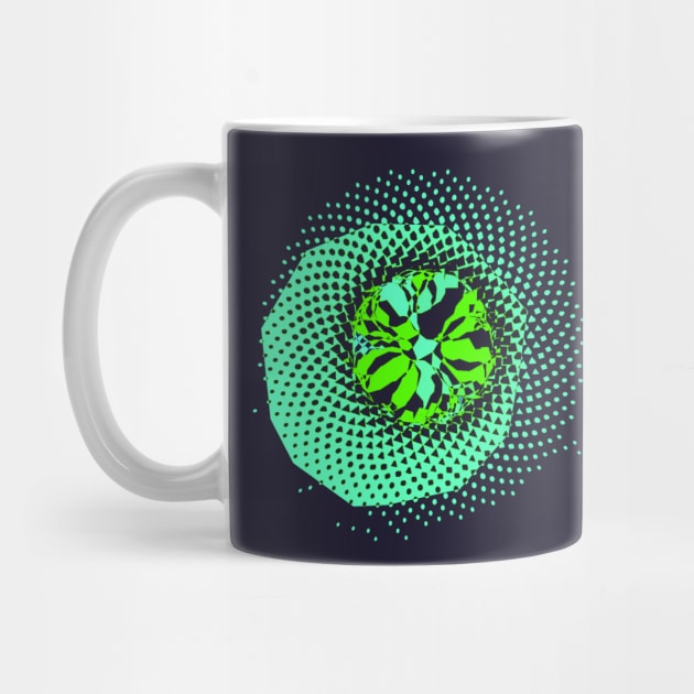 3D Crystal Phyllotaxis Flower by quasicrystals